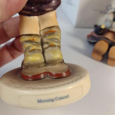Pair of Hummel Figurines- 'Morning Concert' and 'Happy Pastime'
