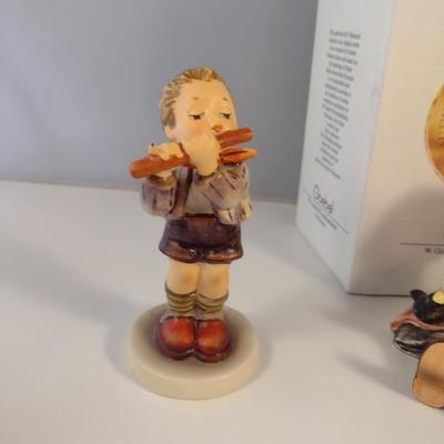 Pair of Hummel Figurines- 'Morning Concert' and 'Happy Pastime'