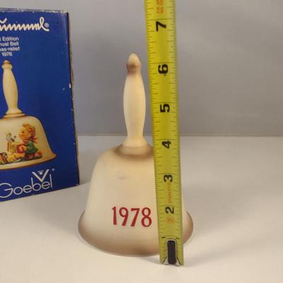Vintage 1978 Goebel Hummel Porcelain Bell