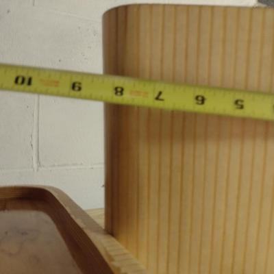 Solid Wood Basket Weaving Molds- 3 Pieces (#1)