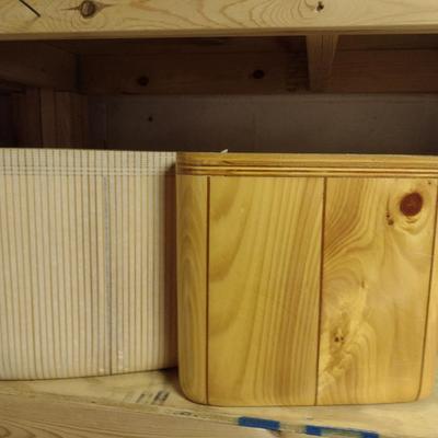 Solid Wood Basket Weaving Molds- 2 Pieces (#2)