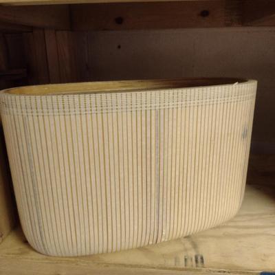 Solid Wood Basket Weaving Molds- 2 Pieces (#2)