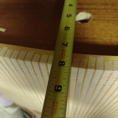 Solid Wood Basket Weaving Molds- 2 Pieces (#2)