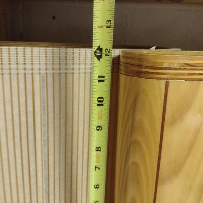 Solid Wood Basket Weaving Molds- 2 Pieces (#2)