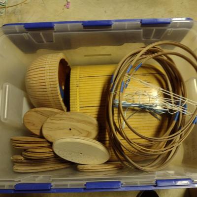 Solid Wood Basket Weaving Molds- Tote and Bread Bowl- 2 Pieces (#4)