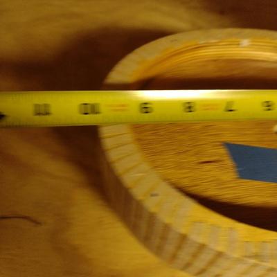 Solid Wood Basket Weaving Molds- Tote and Bread Bowl- 2 Pieces (#4)