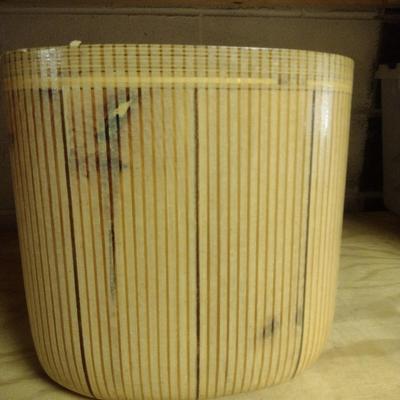 Solid Wood Basket Weaving Molds- Tote and Bread Bowl- 2 Pieces (#4)
