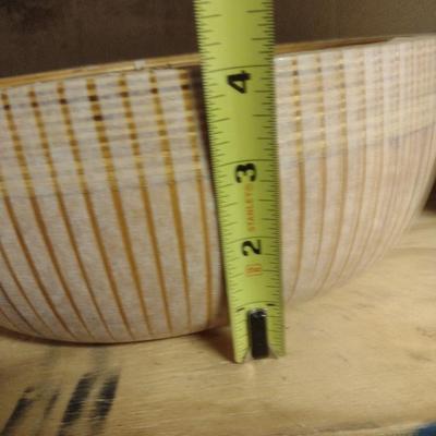 Solid Wood Basket Weaving Molds- Tote and Bread Bowl- 2 Pieces (#4)