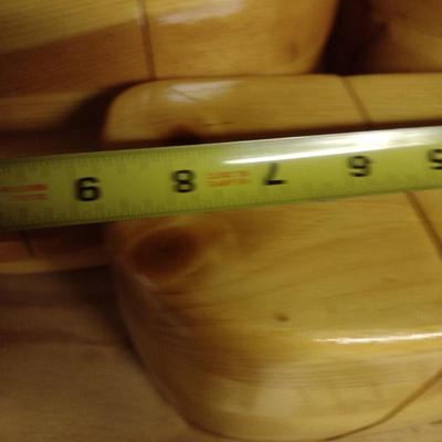 Solid Wood Basket Weaving Molds-Creel Purses- 4 Pieces (#5)