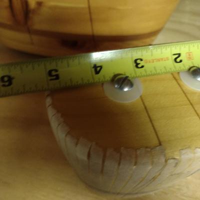 Solid Wood Basket Weaving Molds-Creel Purses- 4 Pieces (#5)