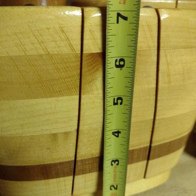 Solid Wood Basket Weaving Molds-Creel Purses- 4 Pieces (#5)