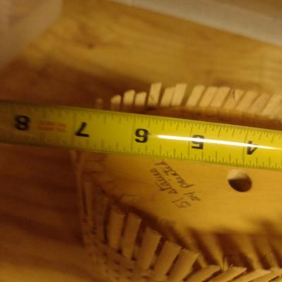 Solid Wood Basket Weaving Molds-Bill White Purses- 5 Pieces (#6)