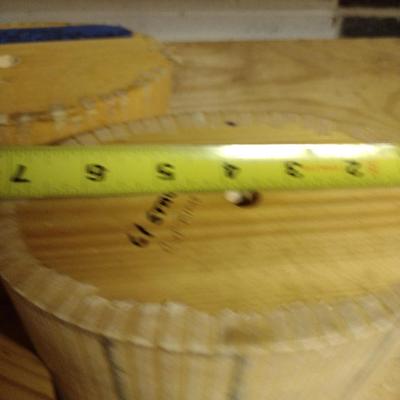 Solid Wood Basket Weaving Molds-Bill White Purses- 5 Pieces (#6)