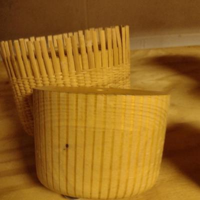 Solid Wood Basket Weaving Molds-Bill White Purses- 5 Pieces (#6)