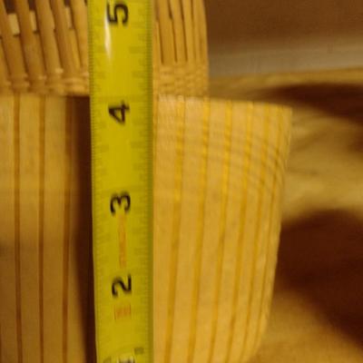 Solid Wood Basket Weaving Molds-Bill White Purses- 5 Pieces (#6)