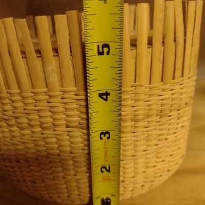 Solid Wood Basket Weaving Molds-Bill White Purses- 5 Pieces (#6)