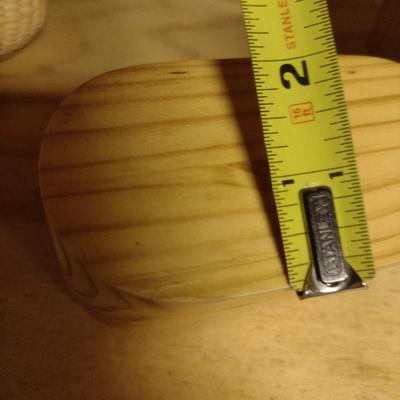 Solid Wood Basket Weaving Molds-Bill White Purses- 5 Pieces (#6)