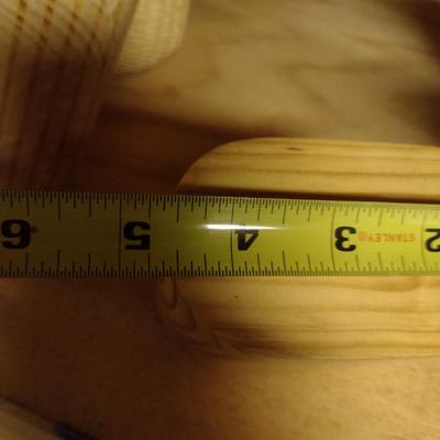 Solid Wood Basket Weaving Molds-Bill White Purses- 5 Pieces (#6)