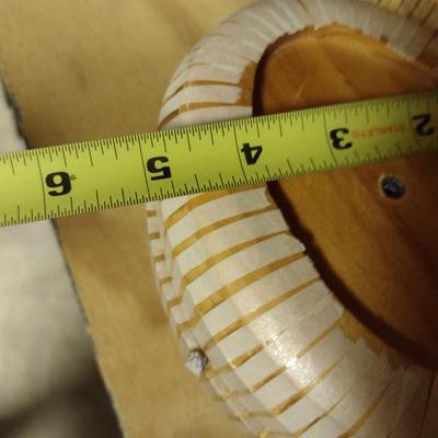 Solid Wood Basket Weaving Molds-Nantucket Purses - 4 Pieces (#7)