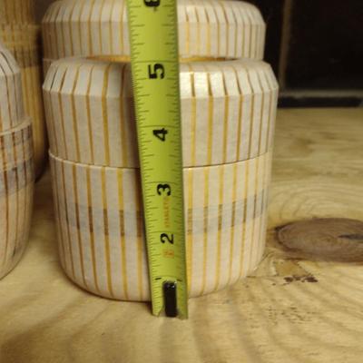 Solid Wood Basket Weaving Molds-Nantucket Purses - 4 Pieces (#7)