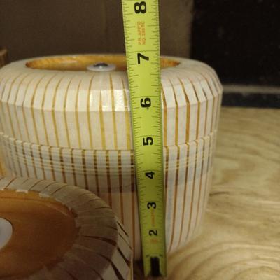 Solid Wood Basket Weaving Molds-Nantucket Purses - 4 Pieces (#7)