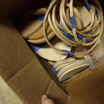 Solid Wood Basket Weaving Molds-DELS Nantucket Hearts - 3 Pieces (#8)