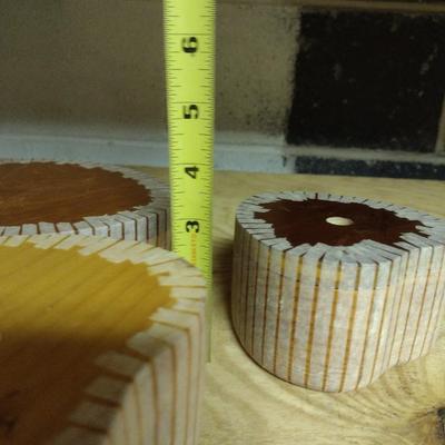 Solid Wood Basket Weaving Molds-DELS Nantucket Hearts - 3 Pieces (#8)