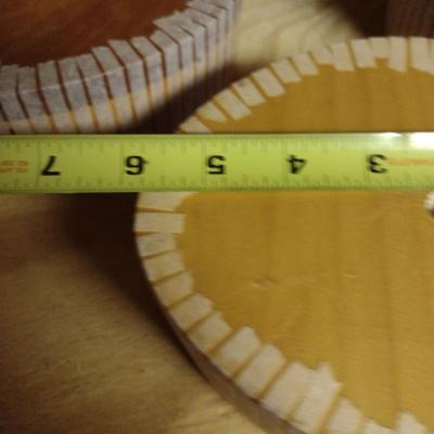 Solid Wood Basket Weaving Molds-DELS Nantucket Hearts - 3 Pieces (#8)