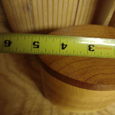 Solid Wood Basket Weaving Molds- 4 Pieces (#9)
