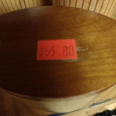 Solid Wood Basket Weaving Molds- 4 Pieces (#9)