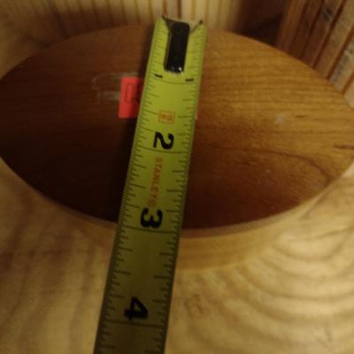 Solid Wood Basket Weaving Molds- 4 Pieces (#9)