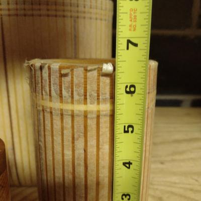 Solid Wood Basket Weaving Molds- 4 Pieces (#9)