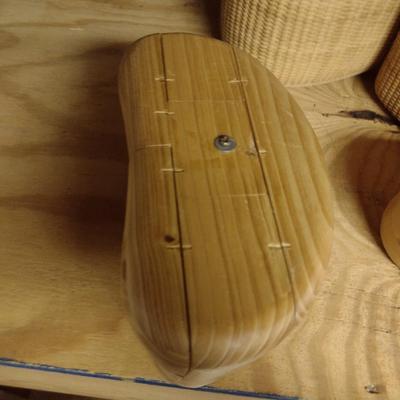 Solid Wood Basket Weaving Molds- 4 Pieces (#10)