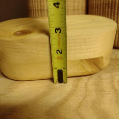 Solid Wood Basket Weaving Molds- 4 Pieces (#10)