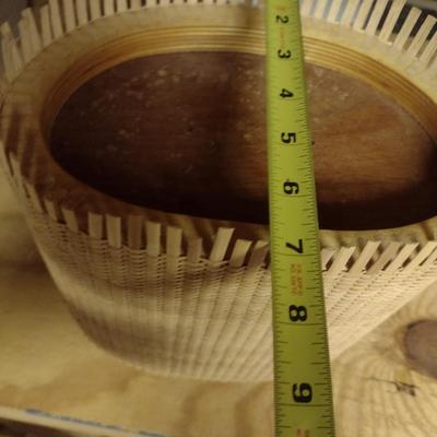Solid Wood Basket Weaving Molds- 4 Pieces (#10)