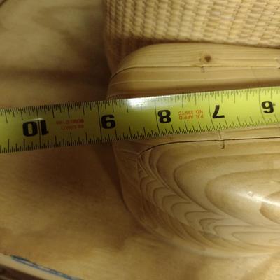 Solid Wood Basket Weaving Molds- 4 Pieces (#10)