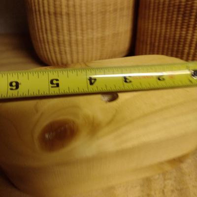 Solid Wood Basket Weaving Molds- 4 Pieces (#10)