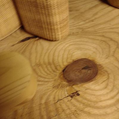 Solid Wood Basket Weaving Molds- 4 Pieces (#10)