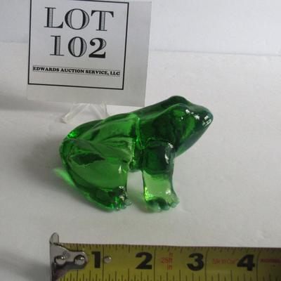 Older Mosser Glass Frog, Green Opalescent