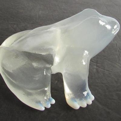 Older Mosser Glass Frog, Colorless Opalescent
