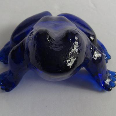 Older Mosser Glass Frog, Cobalt Blue
