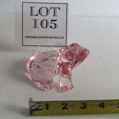 Older Mosser Glass Frog, Light Pink