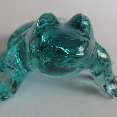 Older Mosser Glass Frog, Teal Blue