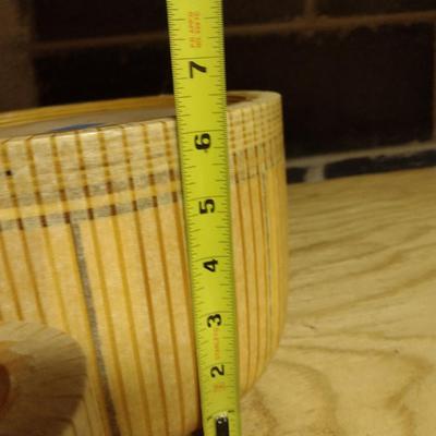 Solid Wood Basket Weaving Molds- 4 Pieces (#14)