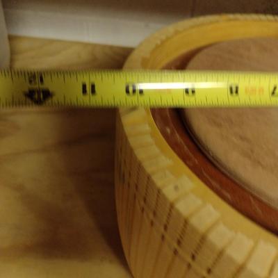 Solid Wood Basket Weaving Molds- 4 Pieces (#14)