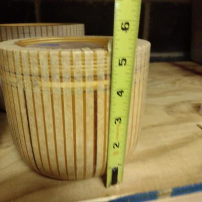 Solid Wood Basket Weaving Molds- 4 Pieces (#15)