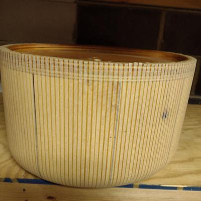 Solid Wood Basket Weaving Molds- Large Oval- 1 Piece (#16)