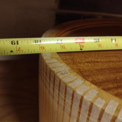 Solid Wood Basket Weaving Molds- Large Oval- 1 Piece (#16)