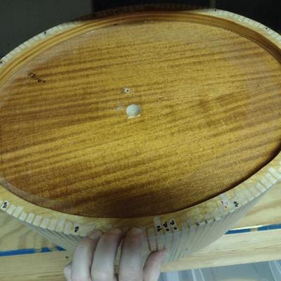 Solid Wood Basket Weaving Molds- Large Oval- 1 Piece (#16)