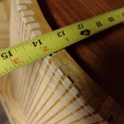 Solid Wood Basket Weaving Molds- Large Oval- 1 Piece (#16)